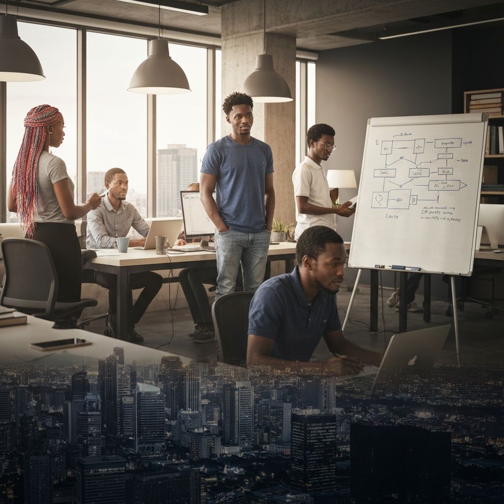 Modern office in Lagos, Nigeria